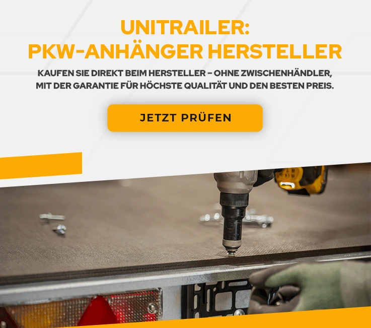 Unitrailer: Pkw-Anhänger Hersteller